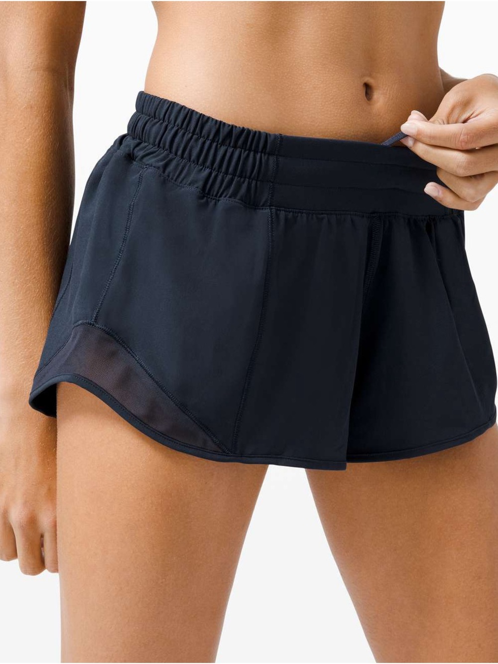 Lululemon Hotty Hot Short II *2.5" SIZE 8 Navy
